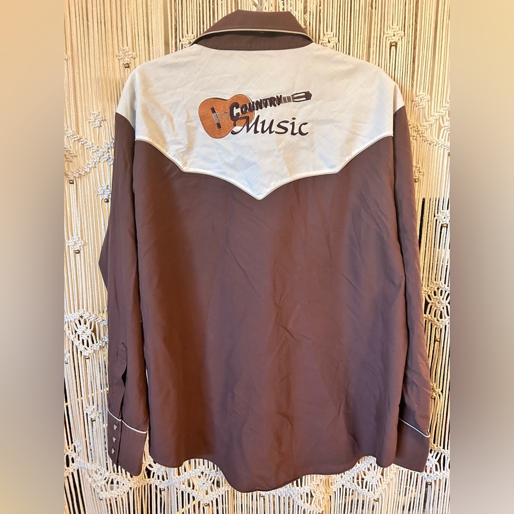 Vintage Ely 1878 Snap Button Down Shirt - XL